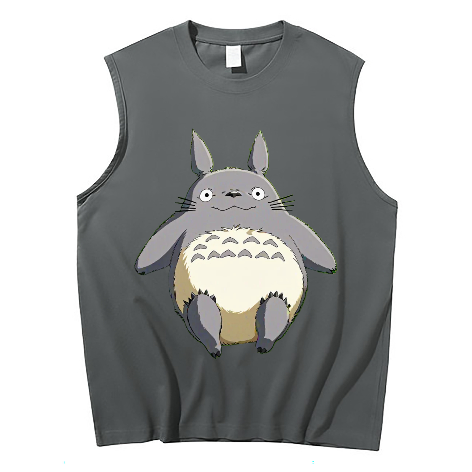 （画像用） となりのトトロ 草壁メイ 草壁サツキ My Neighbor Totoro Satsuki Kusakabe Mei Kusakabe コットン100％タンクトップ（フロントプリント）